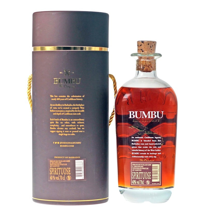 Bumbu The Original (Rum-Basis) in Geschenkverpackung 0,7 L 40 % vol