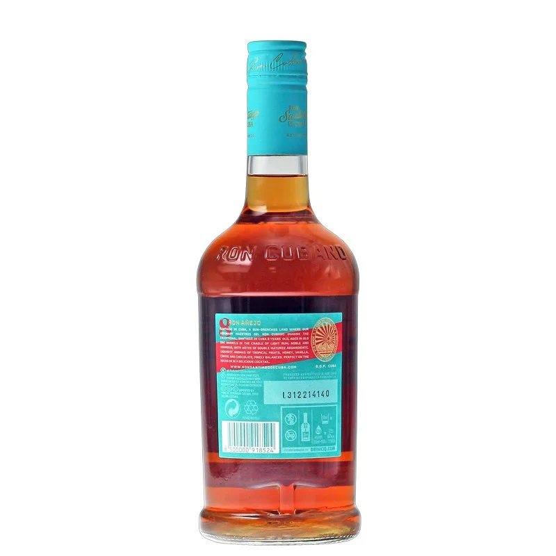 Ron Santiago de Cuba Anejo 8 Jahre Rum 0,7 L 40% vol Ron Santiago de Cuba Anejo 8 Jahre Rum 0,7 L 40% vol