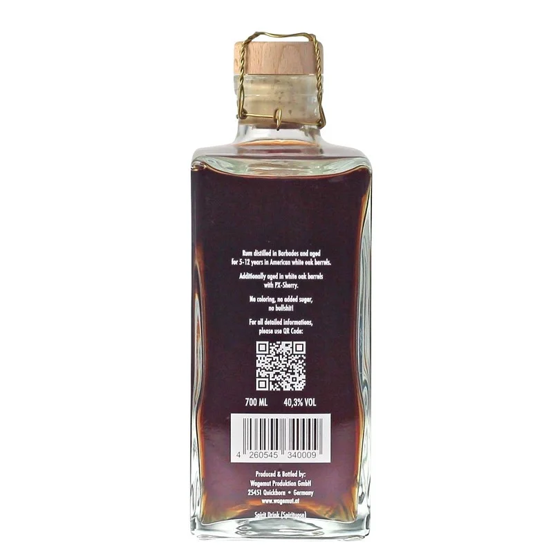 Wagemut PX-Cask Barbados Rum-Basis 0,7 L 40,3% vol Wagemut PX-Cask Barbados Rum-Basis 0,7 L 40,3% vol