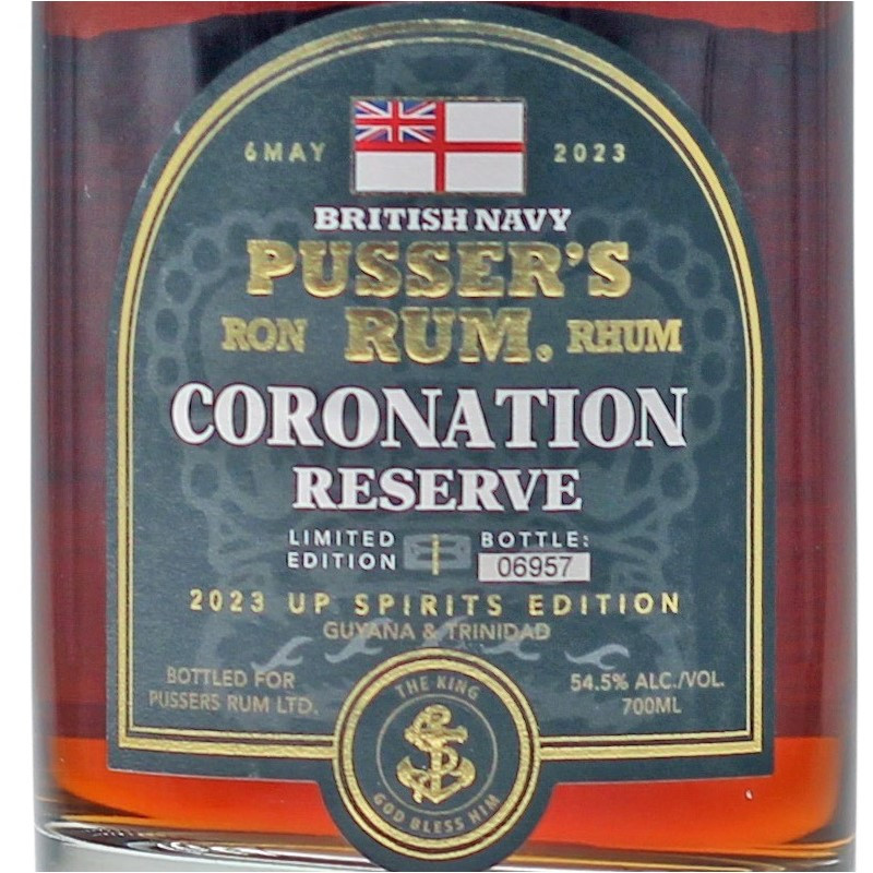 Pussers Coronation Reserve 0,7 L 54,5% vol