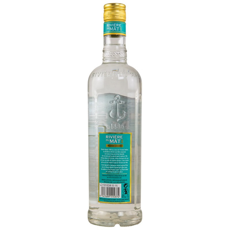 Riviere du Mat Rhum Traditional Blanc 0,7 L 40% vol Riviere du Mat Rhum Traditional Blanc 0,7 L 40% vol