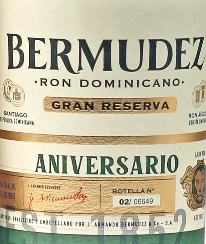 Ron Bermudez 150 Aniversario Rum 0,7 L 40%vol Ron Bermudez 150 Aniversario Rum 0,7 L 40%vol