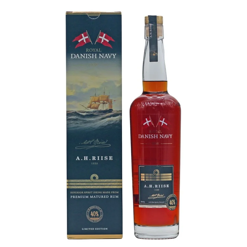 A.H. Riise Royal Danish Navy 0,7 L 40% vol A.H. Riise Royal Danish Navy 0,7 L 40% vol