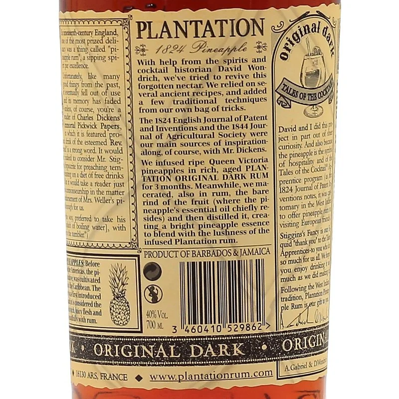 Plantation Pineapple Stiggins Fancy 0,7 L 40%vol Plantation Pineapple Stiggins Fancy 0,7 L 40%vol