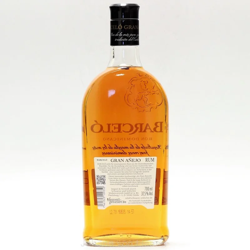 Barcelo Gran Anejo 5 Jahre 0,7 Ltr 37,5%