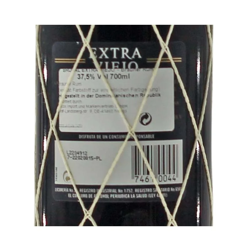 Ron Brugal Extra Viejo Reserva Rum 0,7 L 37,5 % vol Ron Brugal Extra Viejo Reserva Rum 0,7 L 37,5 % vol