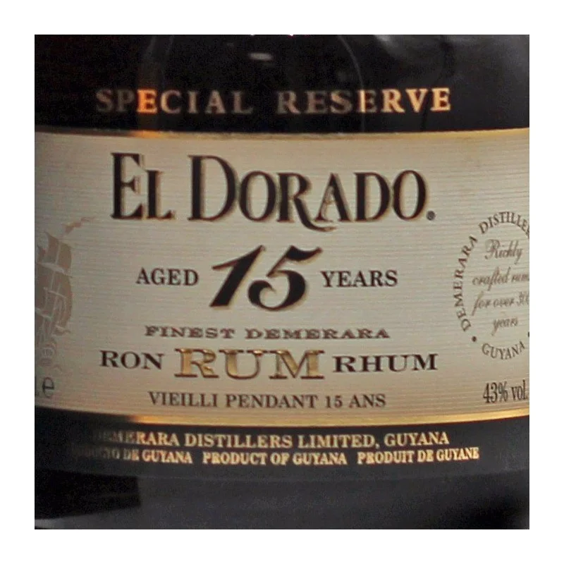 El Dorado 15 Jahre 0,7 L 43%vol