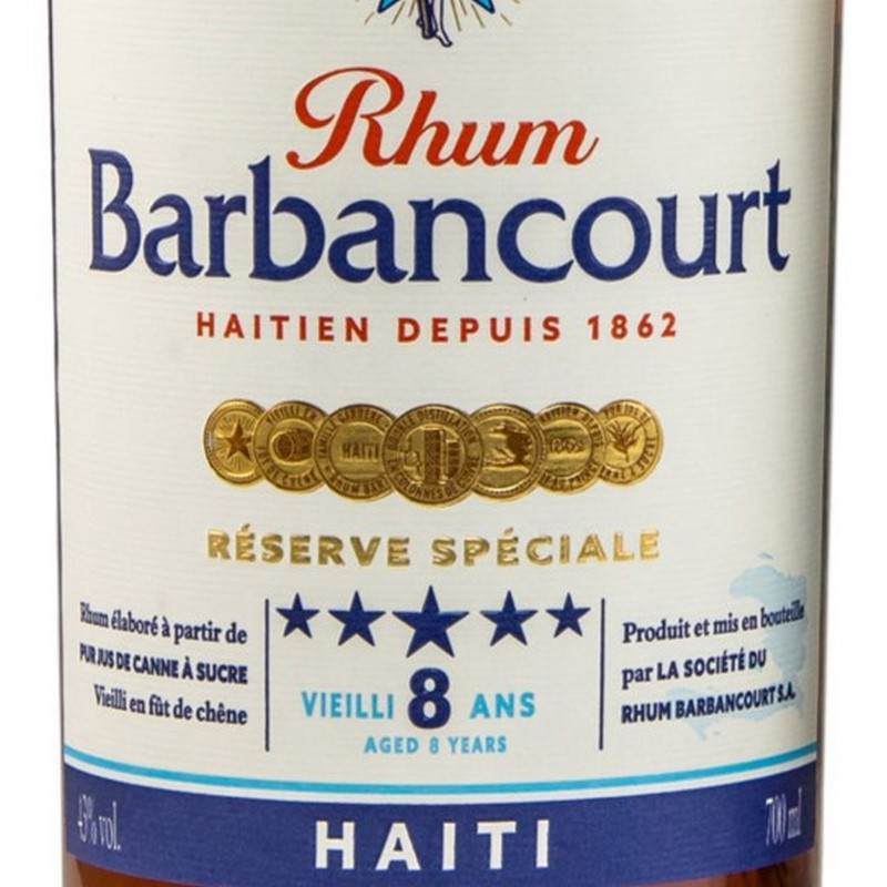 Barbancourt Rhum 8 Jahre 0,7 L 43% vol