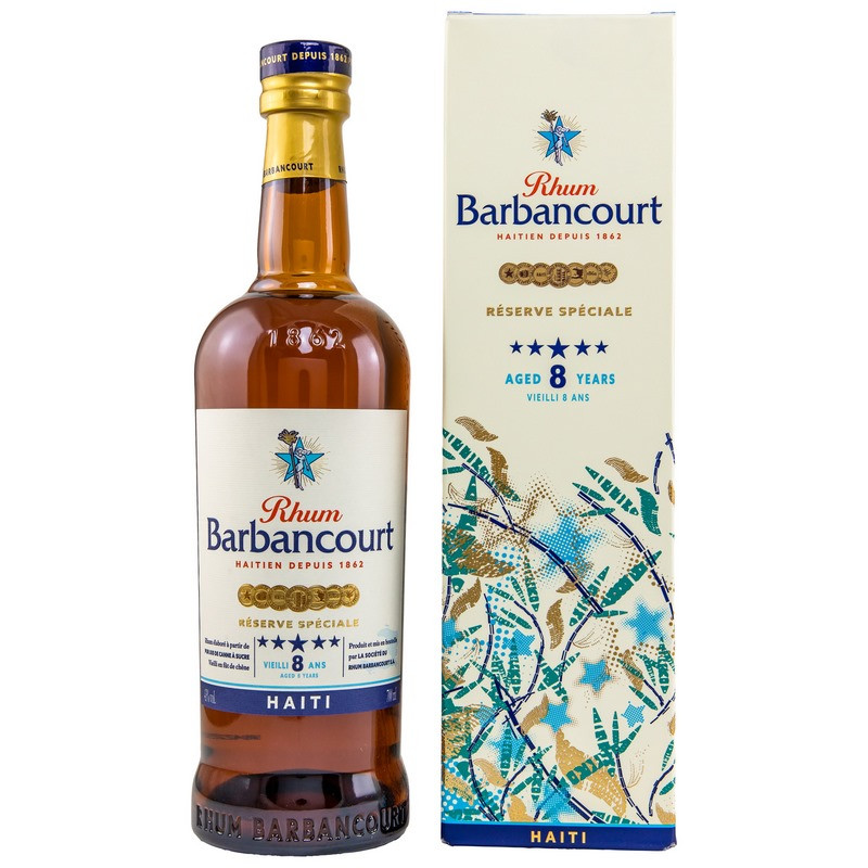 Barbancourt Rhum 8 Jahre 0,7 L 43% vol Barbancourt Rhum 8 Jahre 0,7 L 43% vol