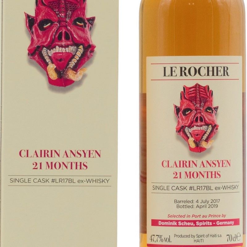 Le Rocher Clairin Ansyen 21 Monate Rum 0,7 L 47,7%
