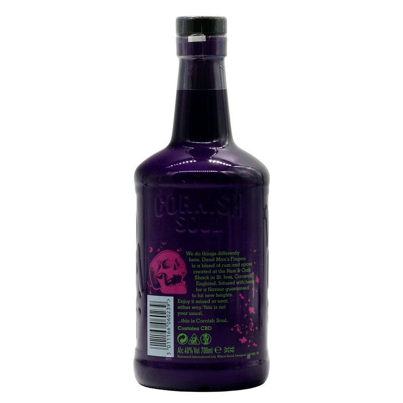 Dead Man's Fingers Hemp Spiced Rum 0,7 L 37,5% vol Dead Man's Fingers Hemp Spiced Rum 0,7 L 37,5% vol