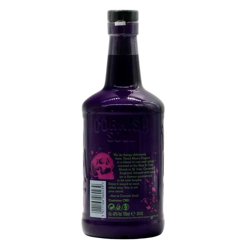 Dead Man's Fingers Hemp Spiced Rum 0,7 L 37,5% vol Dead Man's Fingers Hemp Spiced Rum 0,7 L 37,5% vol