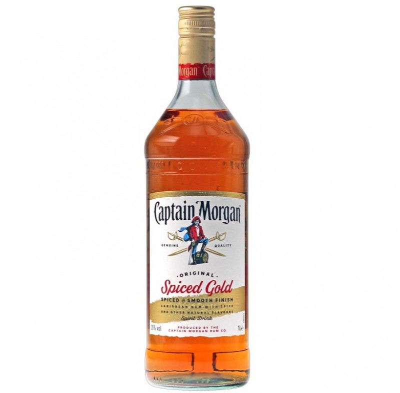 Captain Morgan Spiced Gold 1 L 35 % vol Spirituose (Rum-Basis)