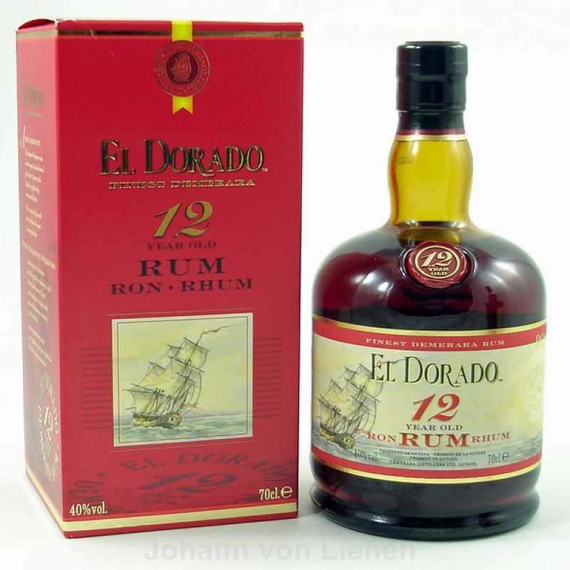 El Dorado 12 Jahre 0,7 L 40%vol El Dorado 12 Jahre 0,7 L 40%vol