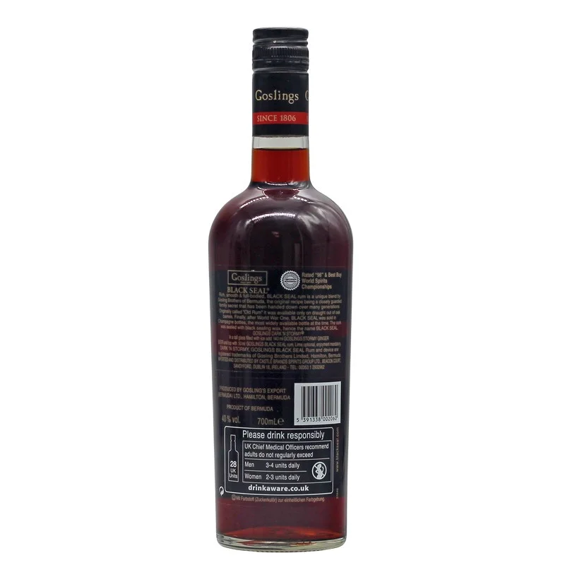 Goslings Black Seal Dark Rum 0,7 L 40% vol