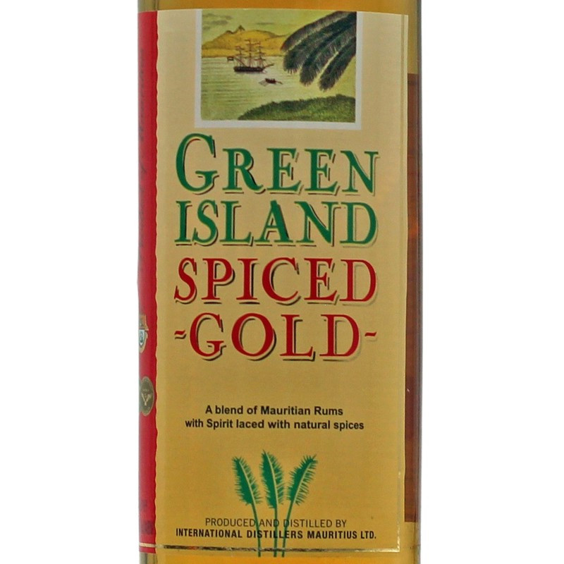 Green Island Spiced Gold Rum 0,7 L 37,5% vol Green Island Spiced Gold Rum 0,7 L 37,5% vol