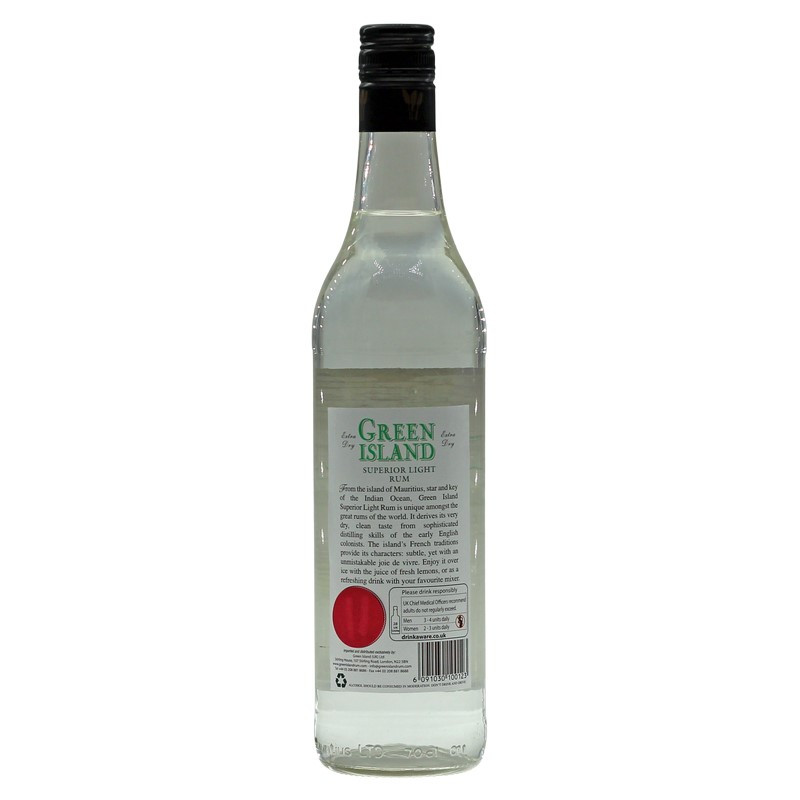 Green Island Superior Light Rum 0,7 L 40% vol