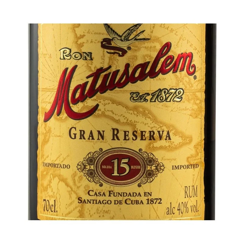 Ron Matusalem Gran Reserva 15 Solera 0,7 L 40%vol Ron Matusalem Gran Reserva 15 Solera 0,7 L 40%vol