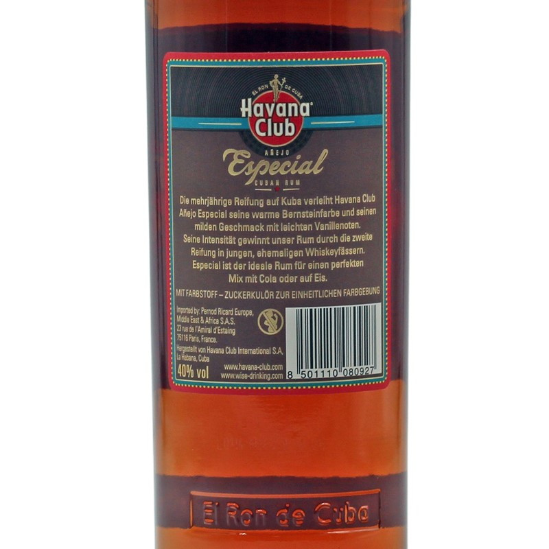 Havana Club Anejo Especial Rum 0,7 L 40% vol Havana Club Anejo Especial Rum 0,7 L 40% vol