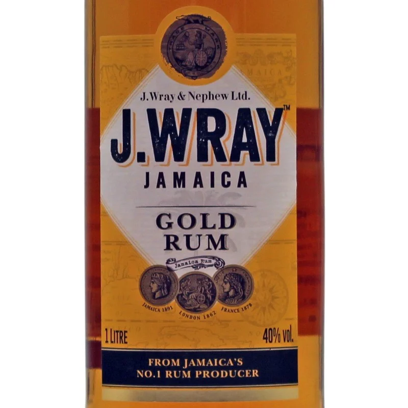 J. Wray Gold Jamaica Rum 1 Liter 40% vol