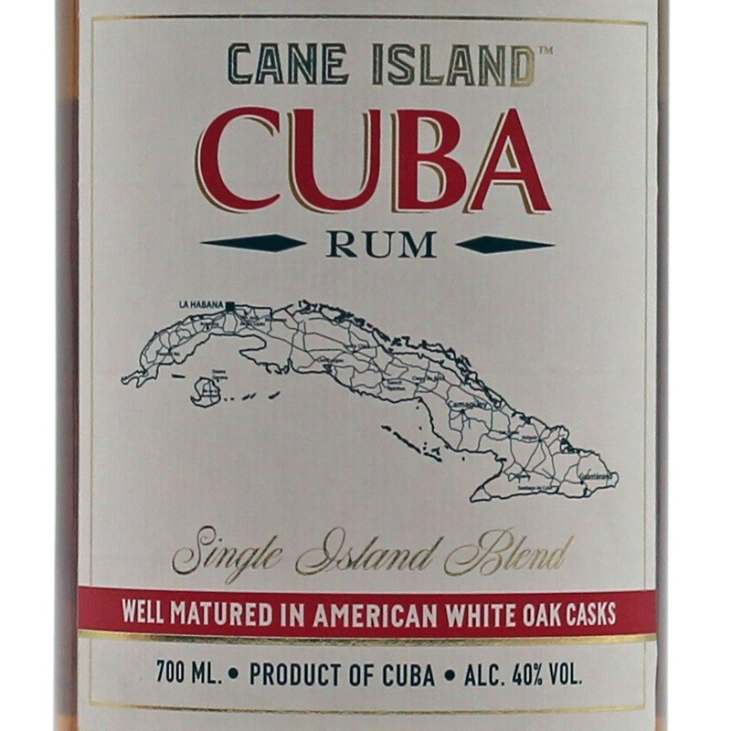 Cane Island Cuba Single Island Blend Rum 0,7 L 40% vol Cane Island Cuba Single Island Blend Rum 0,7 L 40% vol