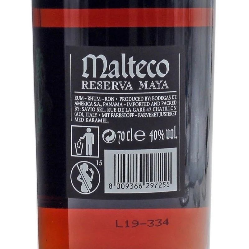 Ron Malteco Rum 15 Jahre 0,7 L 40% vol Ron Malteco Rum 15 Jahre 0,7 L 40% vol