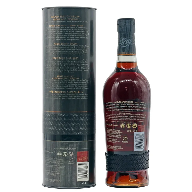 Ron Zacapa Centenario Edicion Negra 0,7 L 43% vol Ron Zacapa Centenario Edicion Negra 0,7 L 43% vol