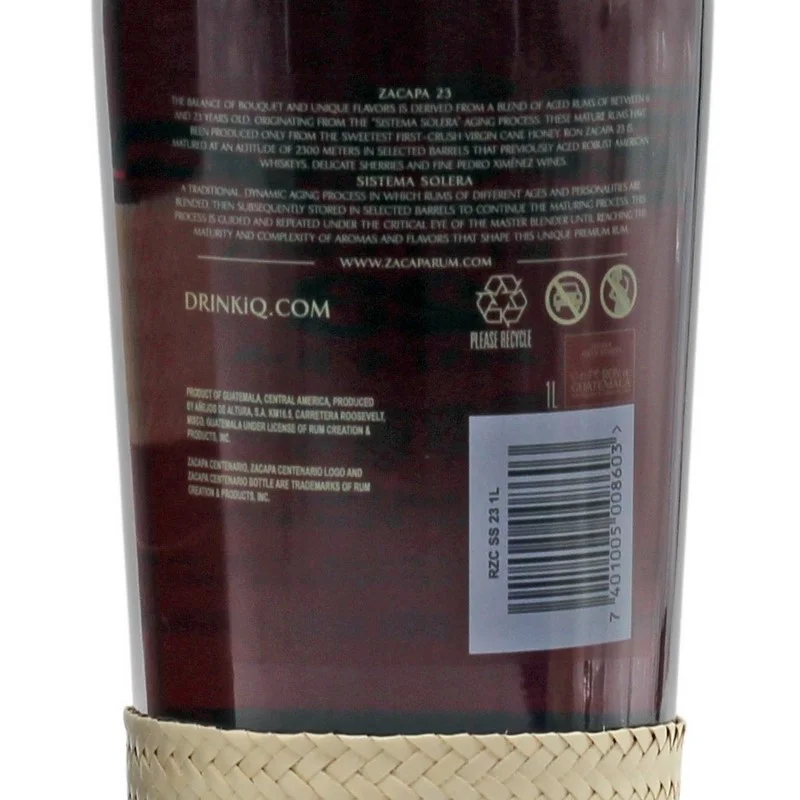 Ron Zacapa Centenario 23 Solera 1 L 40% vol Ron Zacapa Centenario 23 Solera 1 L 40% vol