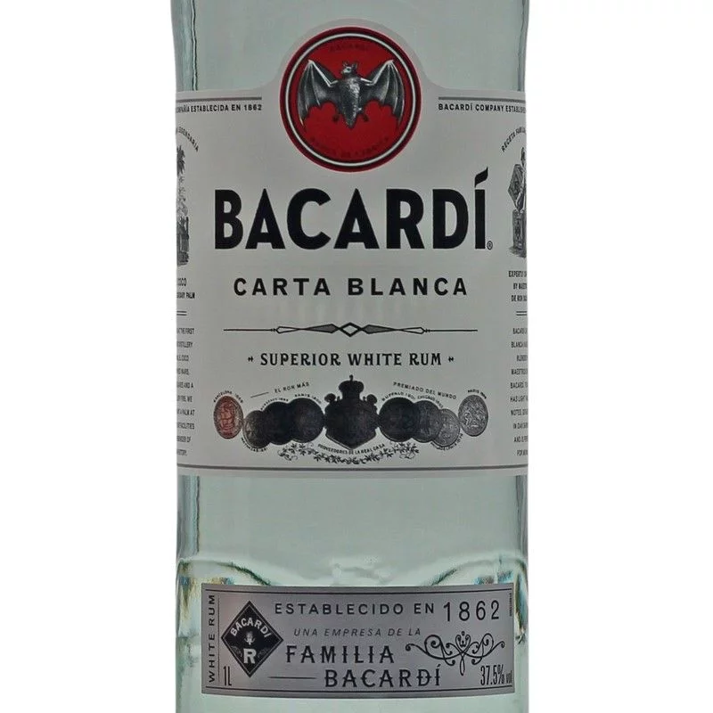 Bacardi Carta Blanca Rum 1 L 37,5% vol