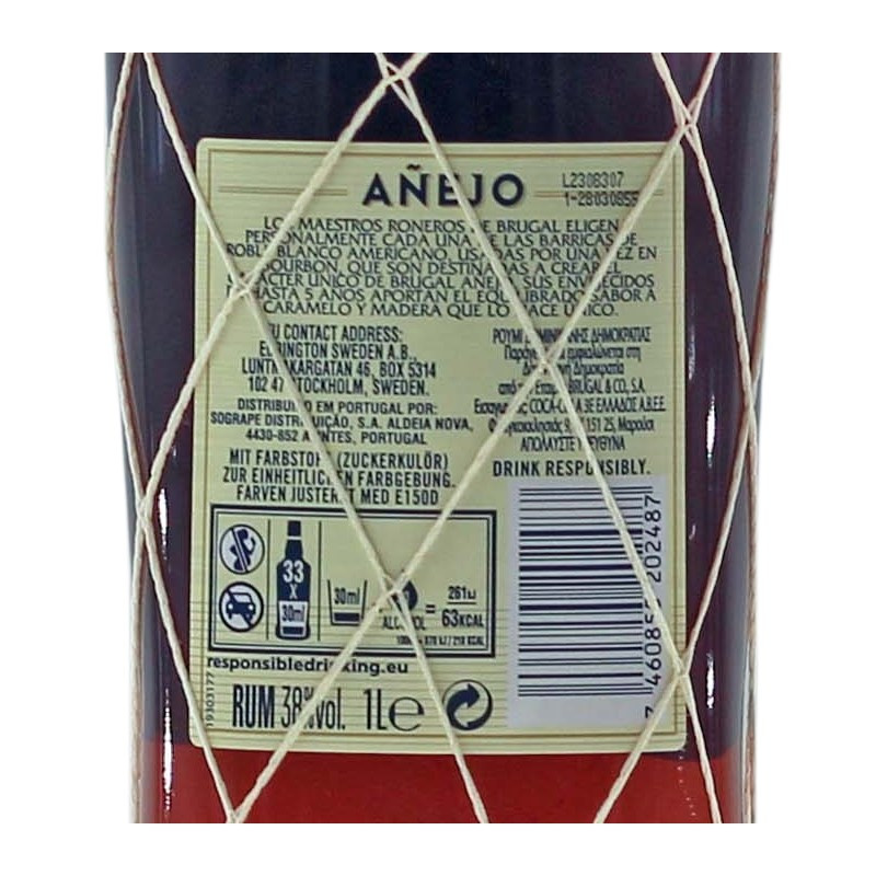 Ron Brugal Anejo Superior Rum 1 Liter 38 % vol Ron Brugal Anejo Superior Rum 1 Liter 38 % vol