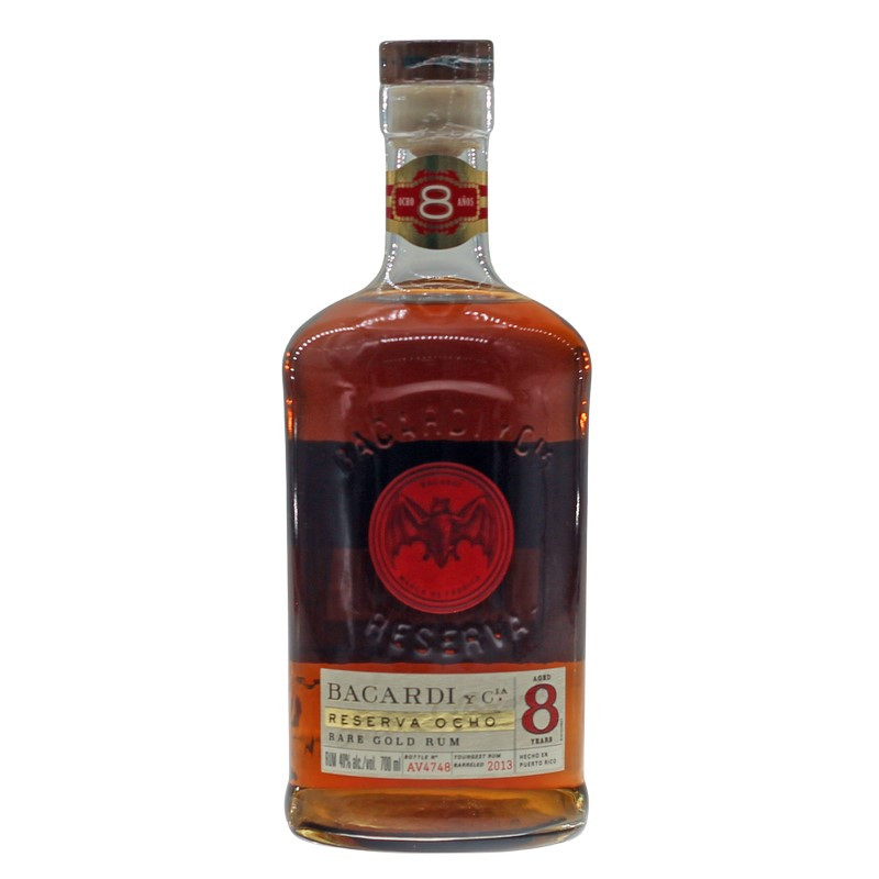 Bacardi Reserva Ocho 8 Jahre Rum 0,7 L 40% vol Bacardi Reserva Ocho 8 Jahre Rum 0,7 L 40% vol