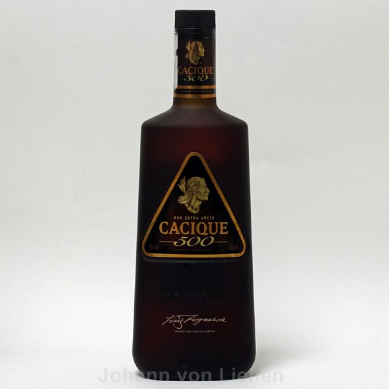 Cacique 500 Extra Anejo Rum 0,7 L 40%vol Cacique 500 Extra Anejo Rum 0,7 L 40%vol