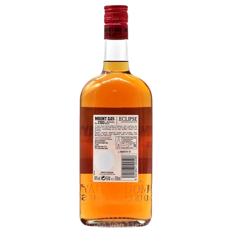 Mount Gay Rum Eclipse 0,7 L 40%vol Mount Gay Rum Eclipse 0,7 L 40%vol