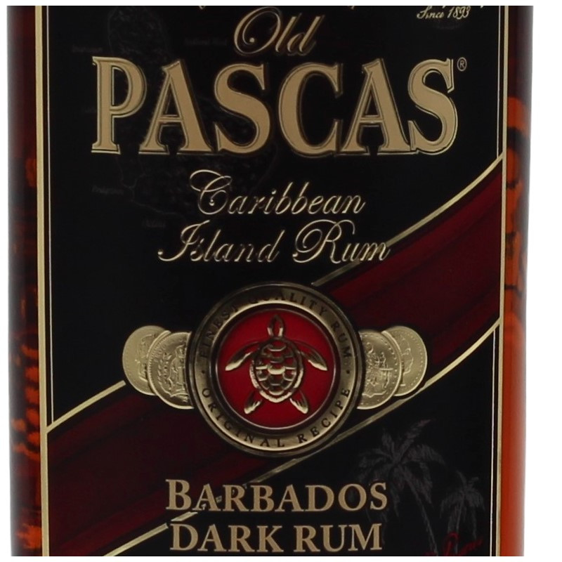 Old Pascas Barbados Dark Rum 1 Liter 37,5% vol Old Pascas Barbados Dark Rum 1 Liter 37,5% vol