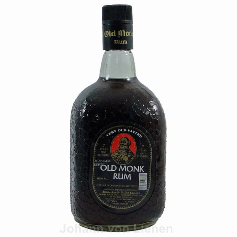 Old Monk Rum 7 Jahre 1 Ltr. 42,8%vol Old Monk Rum 7 Jahre 1 Ltr. 42,8%vol