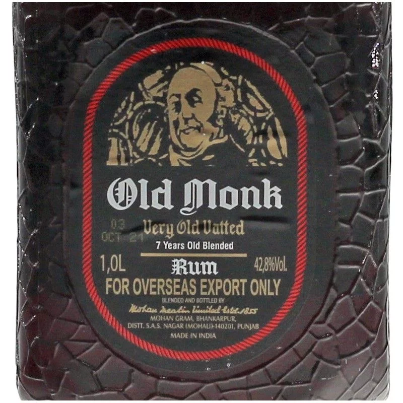 Old Monk Rum 7 Jahre 1 L 42,8 % vol