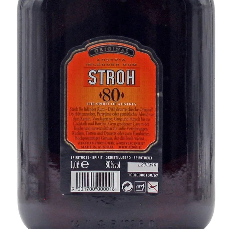 Stroh 80 Original Inländerrum 1 L 80% vol