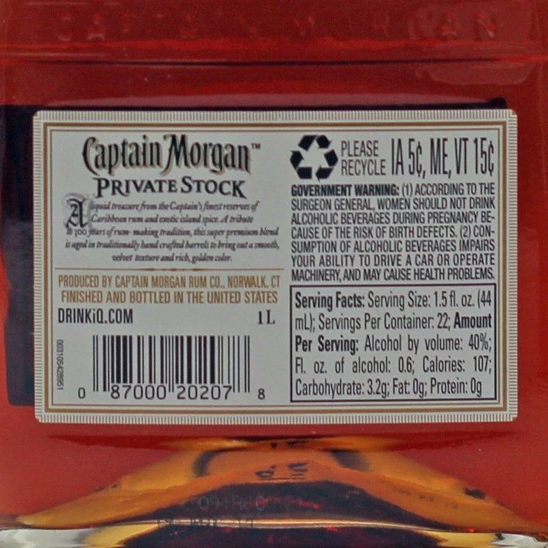 Captain Morgan Private Stock 1 L 40% vol