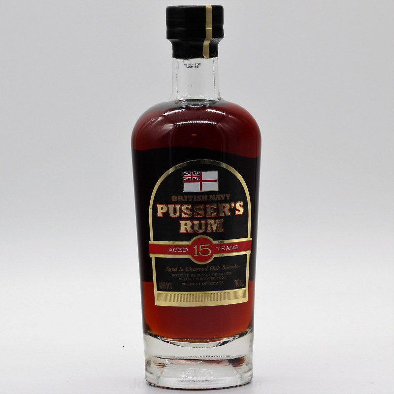 Pusser's British Navy Rum 15 Jahre (Nelson's Blood) 0,7 L 40% vol.