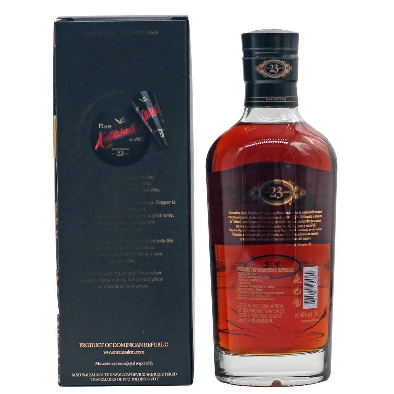 Ron Matusalem Rum Gran Reserva 23 Solera Blender 0,7 Ltr 40%vol Ron Matusalem Rum Gran Reserva 23 Solera Blender 0,7 Ltr 40%vol