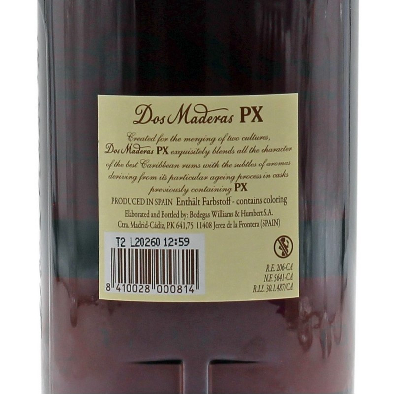 Dos Maderas PX 5+5 Jahre Rum 0,7 L 40% vol Dos Maderas PX 5+5 Jahre Rum 0,7 L 40% vol