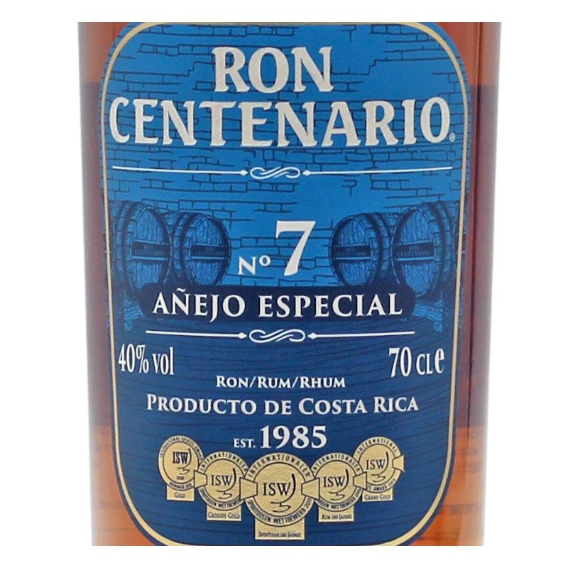Ron Centenario 7 Anejo Especial 0,7 L 40% vol Ron Centenario 7 Anejo Especial 0,7 L 40% vol