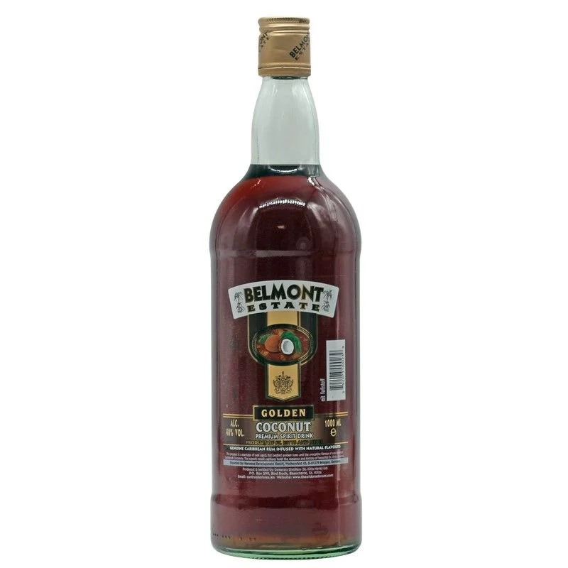 Belmont Estate Golden Coconut Spiced Rum 1 L 40% vol