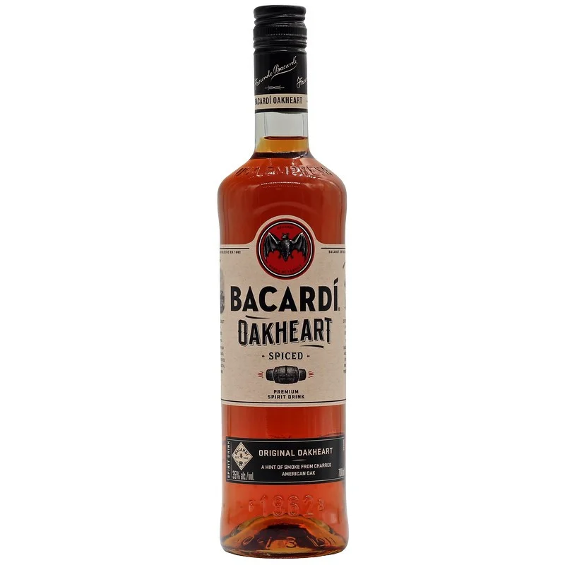 Bacardi Oakheart Spiced Spirit 0,7 L 35% vol Bacardi Oakheart Spiced Spirit 0,7 L 35% vol