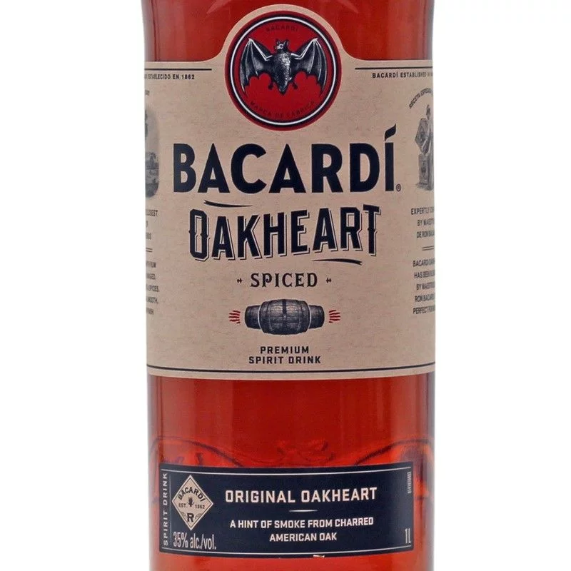 Bacardi Oakheart Spiced Spirit 1 L 35% vol