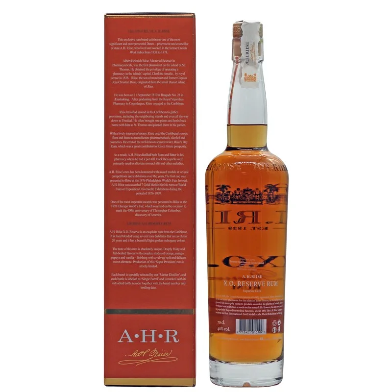 A.H. Riise X.O. Reserve 0,7 L 40% vol