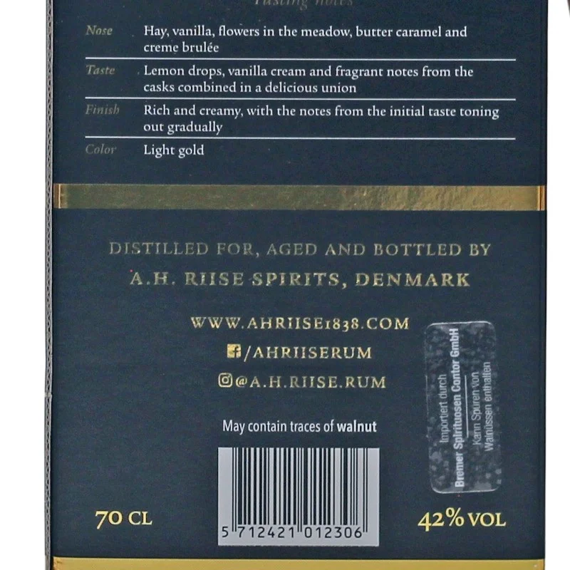 A.H. Riise Non Plus Ultra 0,7 L 42% vol