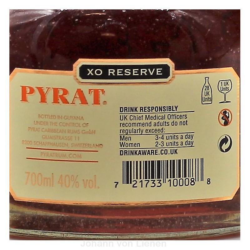 Pyrat XO Reserve Rum 0,7 L 40%vol Pyrat XO Reserve Rum 0,7 L 40%vol