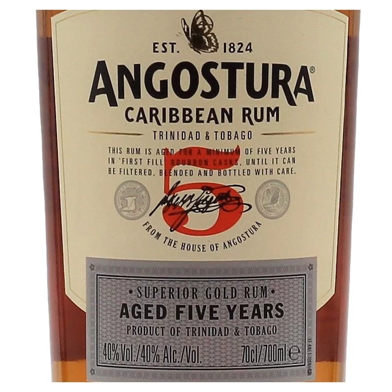 Angostura Gold 5 Jahre Rum 0,7 L 40% vol
