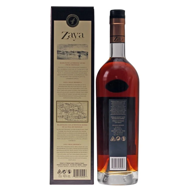Zaya Gran Reserva Blended Rum 0,7 L 40 % vol Zaya Gran Reserva Blended Rum 0,7 L 40 % vol